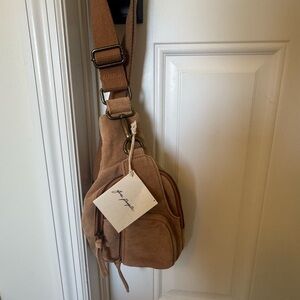 Free People suede crossbody